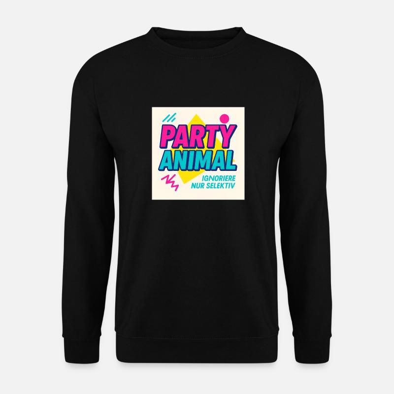 Party Anima.l– Neon Beat Edition - Unisex Pullover - Schwarz
