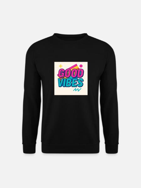 Good Vibe.s – Classic Feel - Unisex Pullover - Schwarz
