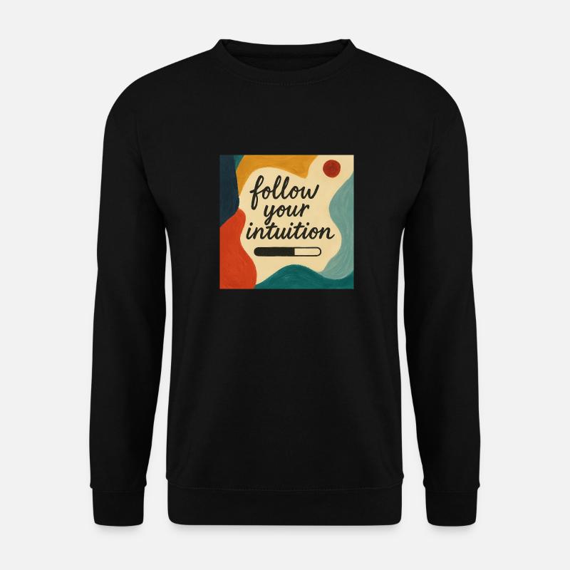 Intuition in Farbe - Unisex Pullover - Schwarz