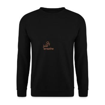 file 000000003a806243974ff110e91af315 - Unisex Sweatshirt - black - Front - Alina (178cm) & Michal (187cm)