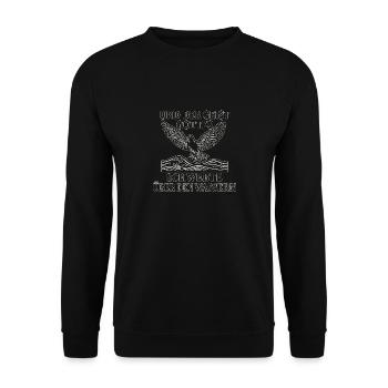 Heiliger Geist - Unisex Pullover - Schwarz - Vorne - Alina (178cm) & Michal (187cm)