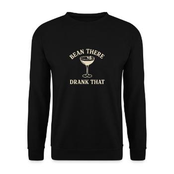 Bean There, Drank That - Unisex Pullover - Schwarz - Vorne - Alina (178cm) & Michal (187cm)