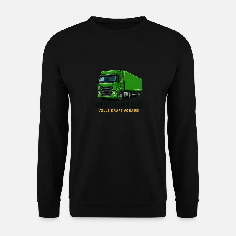 Freight forwarder with heart - Unisex Sweatshirt - black