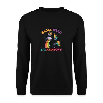 21 - Unisex Pullover - Schwarz - Vorne - Alina (178cm) & Michal (187cm)