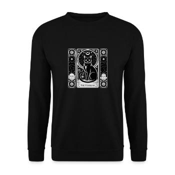 La carte de tarot familière - Sweat-shirt Unisexe - noir - Devant - Alina (178cm) & Michal (187cm)
