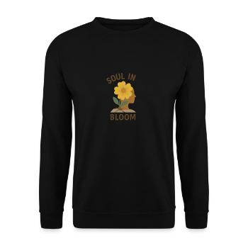 Soul in Bloom - Unisex Pullover - Schwarz - Vorne - Alina (178cm) & Michal (187cm)