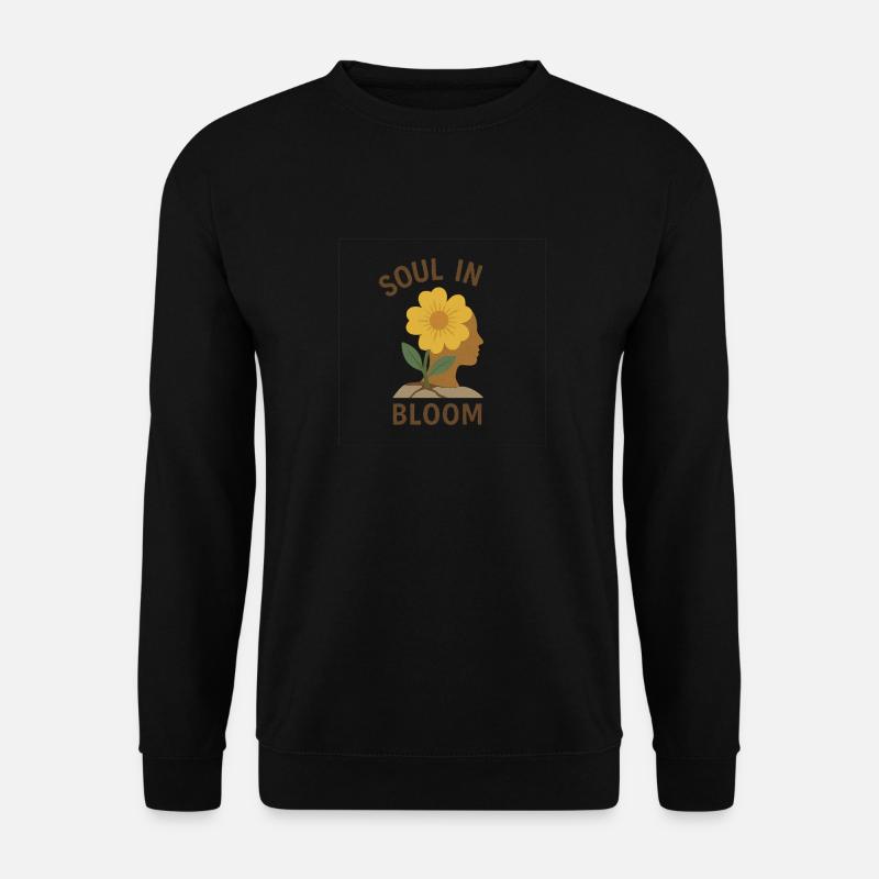Soul in Bloom - Unisex Pullover - Schwarz