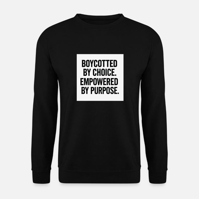 Zero excuses, 100% actions - Unisex Sweatshirt - black