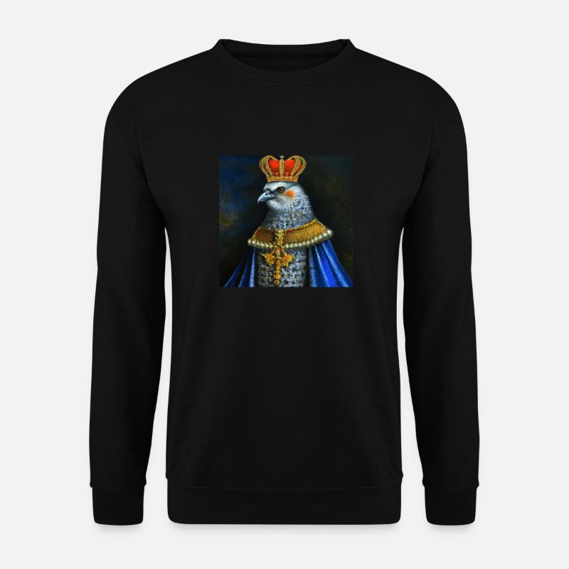 Eagle in the crown - Unisex Sweatshirt - black