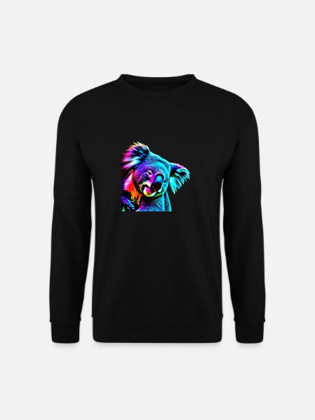 Koala - Unisex Pullover - Schwarz