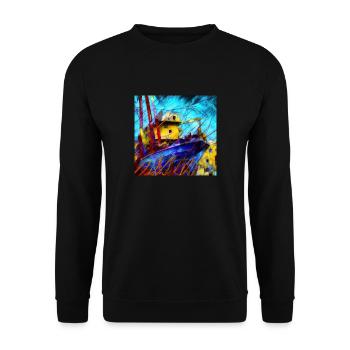 Schiff - Unisex Pullover - Schwarz - Vorne - Alina (178cm) & Michal (187cm)