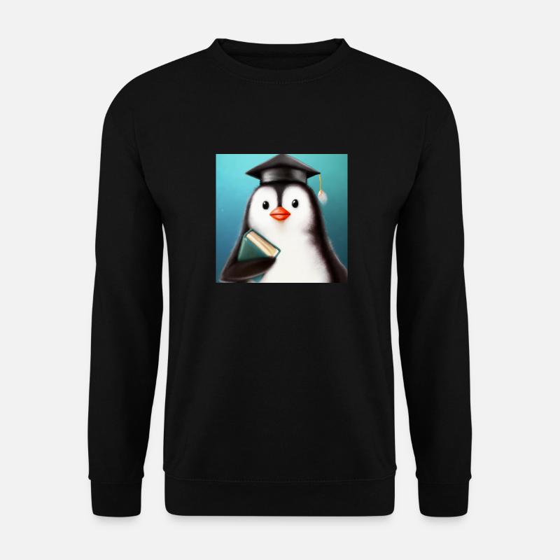 Pinguin Absolvent - Unisex Pullover - Schwarz