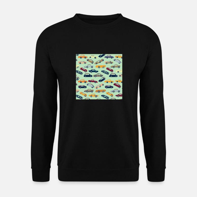 Auto Muster Spielzeugauto - Unisex Pullover - Schwarz