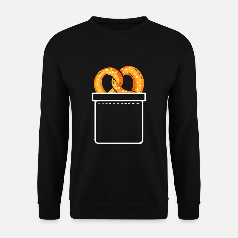 Brezel - Unisex Pullover - Schwarz