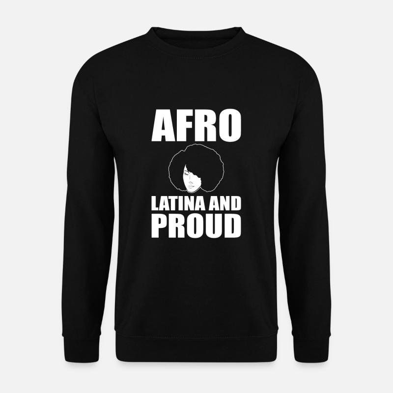 Afro Latina - Unisex Sweatshirt - black
