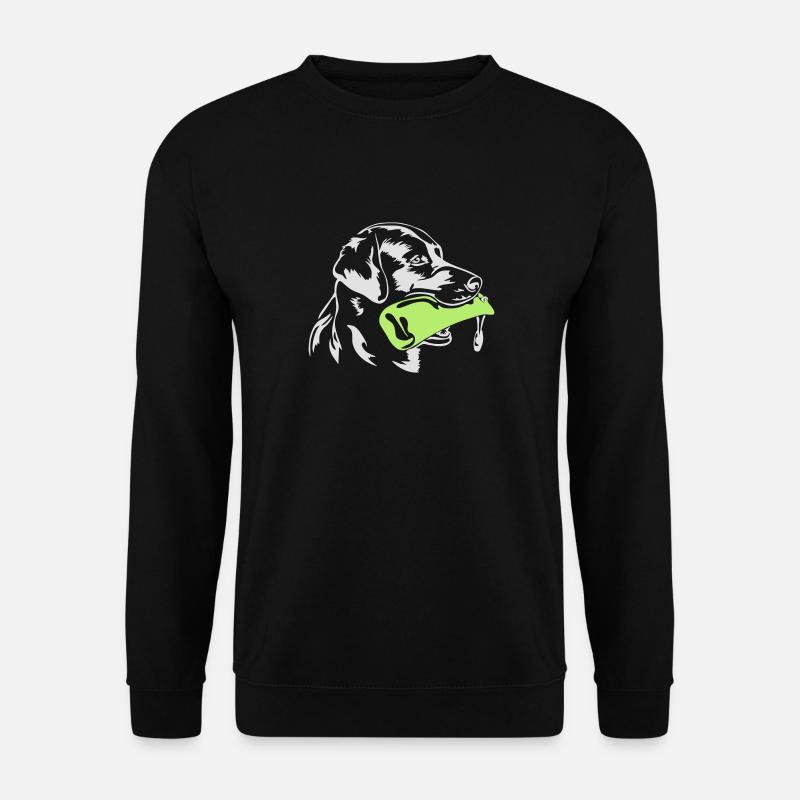 Labrador Retriever apportieren Dummy Wilsigns - Unisex Pullover - Schwarz