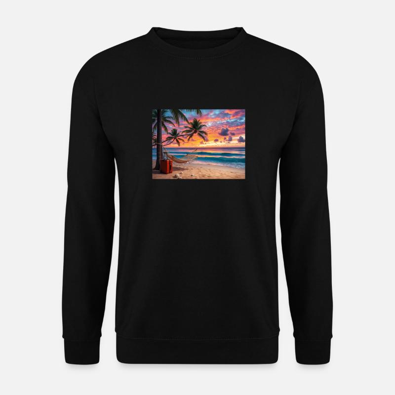 Sonnenuntergang - Unisex Pullover - Schwarz