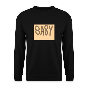 BabY unisex boy and girl boy or girl on ly ON LY - Unisex Pullover - Schwarz - Vorne - Alina (178cm) & Michal (187cm)