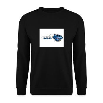 Sub Design - Sweat-shirt Unisexe - noir - Devant - Alina (178cm) & Michal (187cm)
