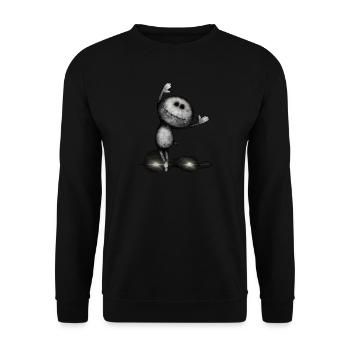 The Dancer - Unisex Sweatshirt - black - Front - Alina (178cm) & Michal (187cm)
