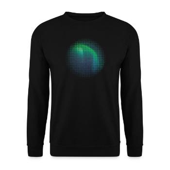Aurores boréales - Sweat-shirt Unisexe - noir - Devant - Alina (178cm) & Michal (187cm)