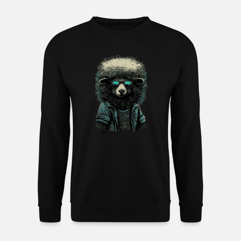 Mouton hippie - Sweat-shirt Unisexe - noir
