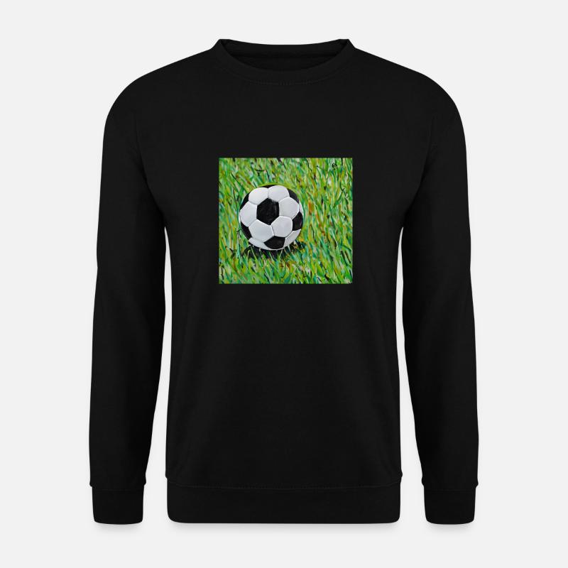 Fußball Gemälde - Unisex Pullover - Schwarz