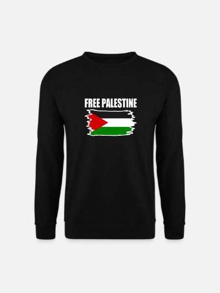 Free palestine - Unisex sweater - sort