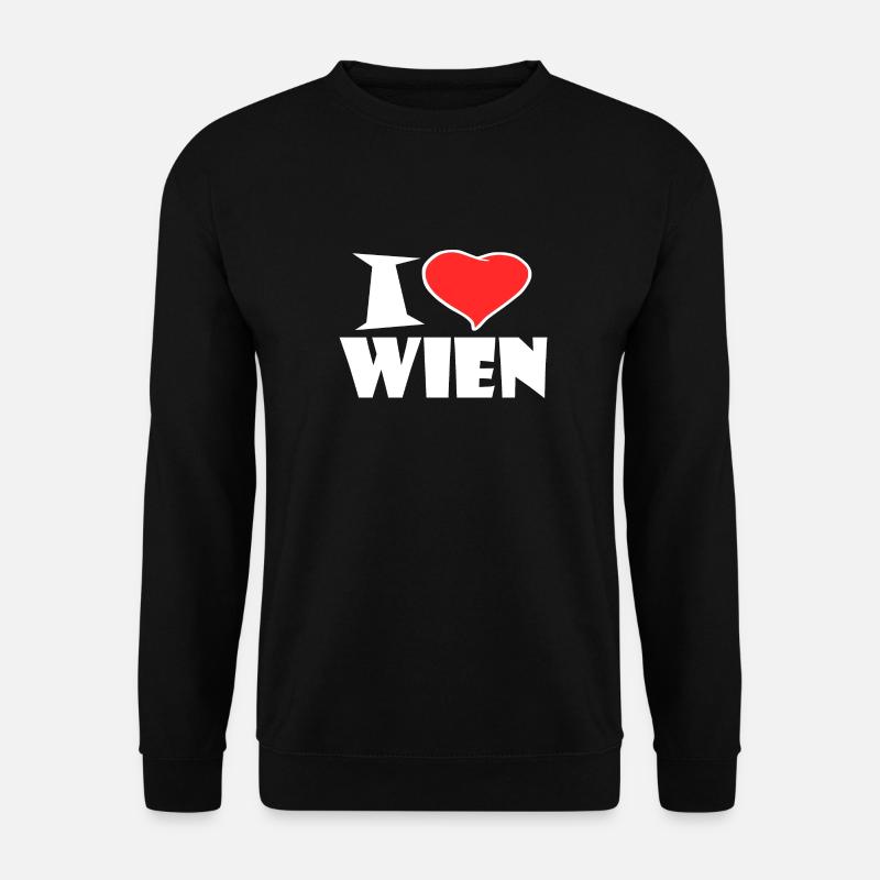 I love wien - Unisex Pullover - Schwarz