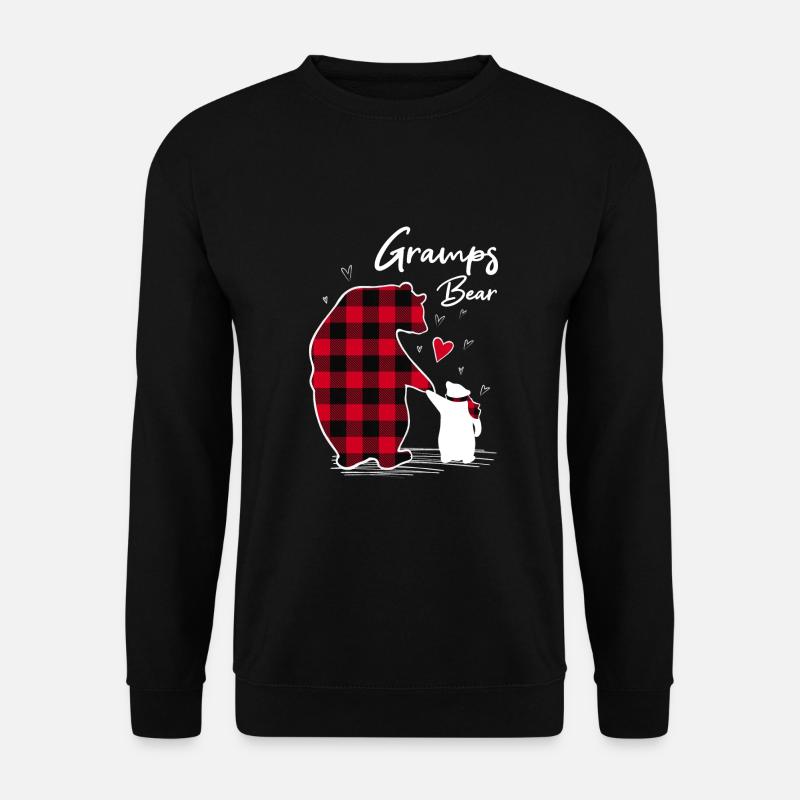Gramps Bear - Unisex Sweatshirt - black