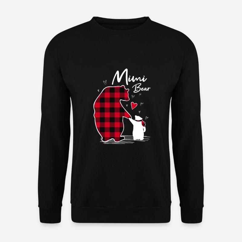 Mimi Bear - Unisex Sweatshirt - black
