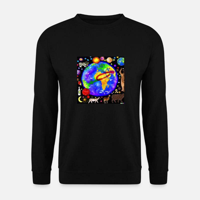 Weltraum - Unisex Pullover - Schwarz