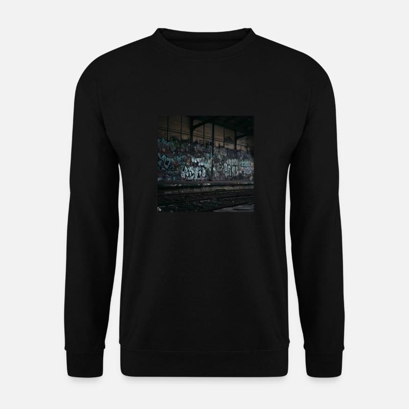 Graffiti Desing by KI - Unisex Pullover - Schwarz