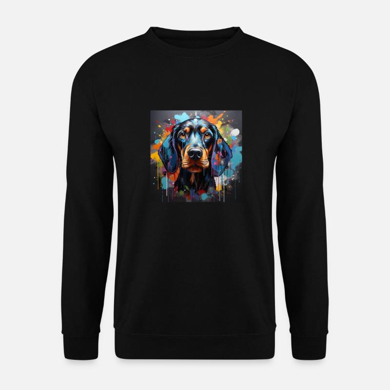 Hund - Unisex Pullover - Schwarz