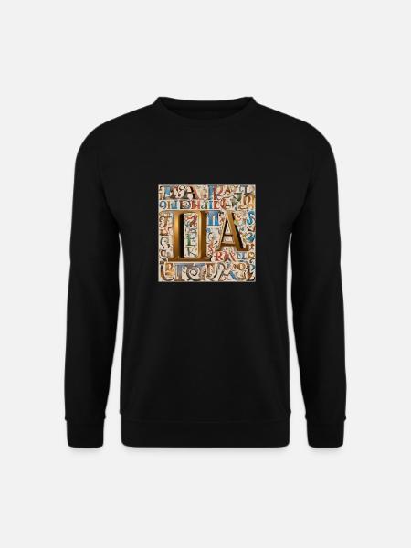 "Greek Letter Fashion: Classic Elegance" - Unisextröja - svart