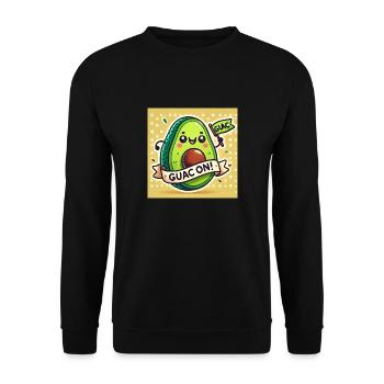 Avocado - Unisex Sweatshirt - black - Front - Alina (178cm) & Michal (187cm)