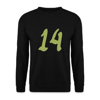 14 - Sweat-shirt Unisexe - noir - Devant - Alina (178cm) & Michal (187cm)