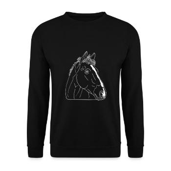 Oldenburger - Unisex Pullover - Schwarz - Vorne - Alina (178cm) & Michal (187cm)