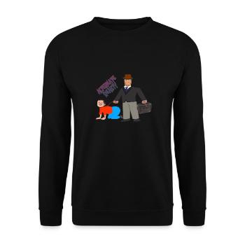 alternative reality - Unisex Sweatshirt - black - Front - Alina (178cm) & Michal (187cm)