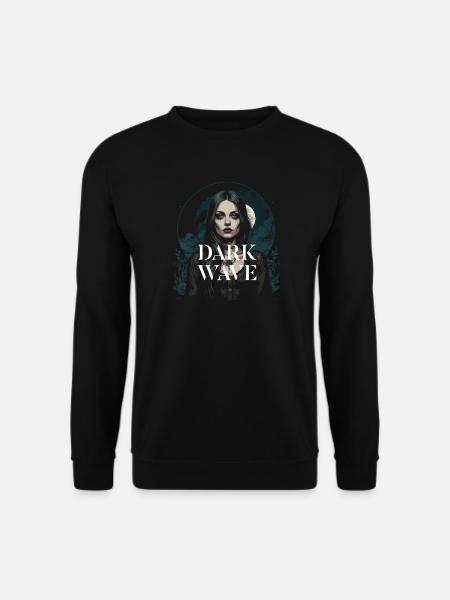Dark Wave music design - Unisex Sweatshirt - black