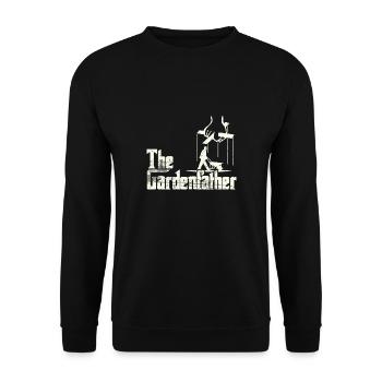 Gardener I Garden Lover I Gardening I The - Unisex Sweatshirt - black - Front - Alina (178cm) & Michal (187cm)
