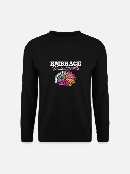 Autism Awareness I ADHD I ASD I Embrace - Unisex Sweatshirt - black