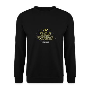 Das wars - Unisex Pullover - Schwarz - Vorne - Alina (178cm) & Michal (187cm)