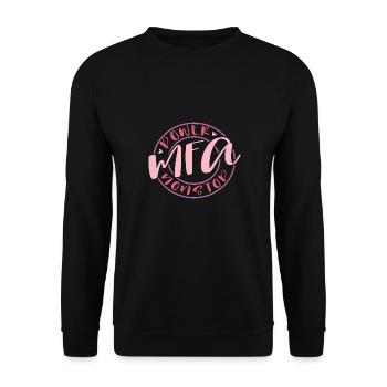 MFA Power Medical Assistant - Unisex Sweatshirt - black - Front - Alina (178cm) & Michal (187cm)