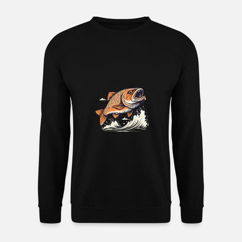Angler-Edition - Unisex Pullover - Schwarz