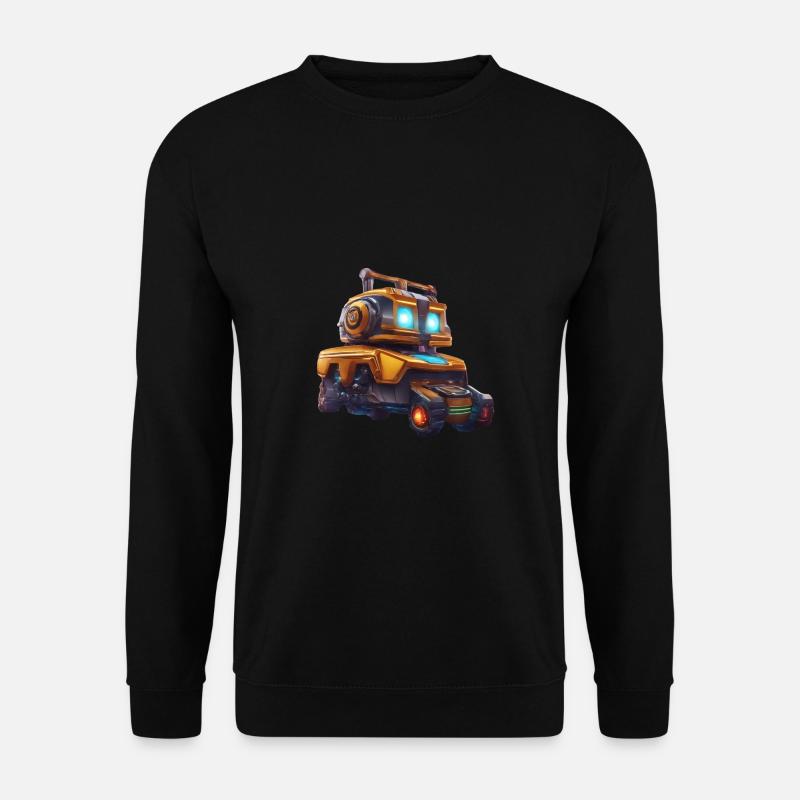 Roboter Shirt - Unisex Pullover - Schwarz