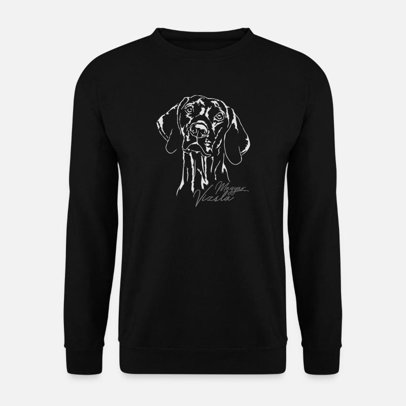 MAGYAR VIZSLA Jagdhund Jagdhunde Wilsigns Hunde - Unisex Pullover - Schwarz