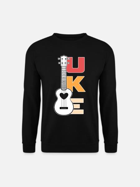 Ukulele - Unisex Pullover - Schwarz