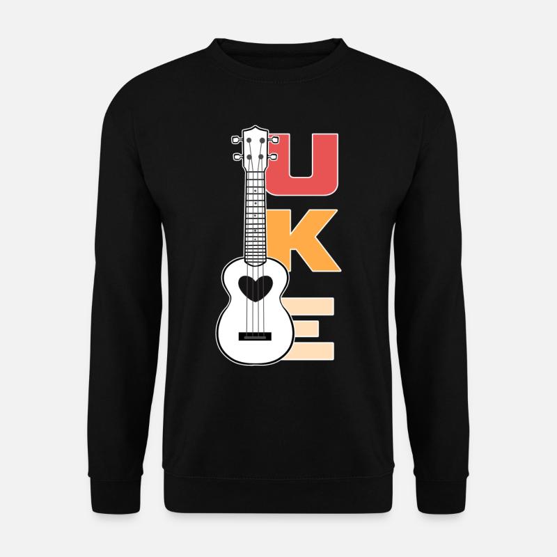 Ukulele - Sweat-shirt Unisexe - noir