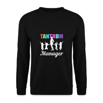 Wutanager Babysitter Cadeau - Sweat-shirt Unisexe - noir - Devant - Alina (178cm) & Michal (187cm)